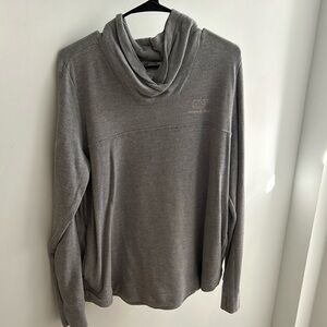 Vineyard Vines Cowl Neck Sweatshirt - Size XL | Heather Gray